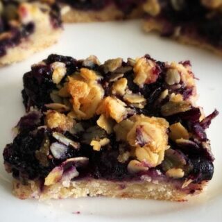 blueberry crumble bars