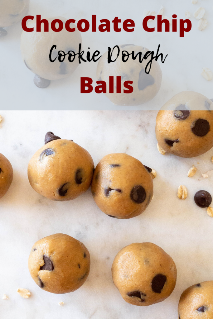 Chocolate Chip Cookie Dough Balls