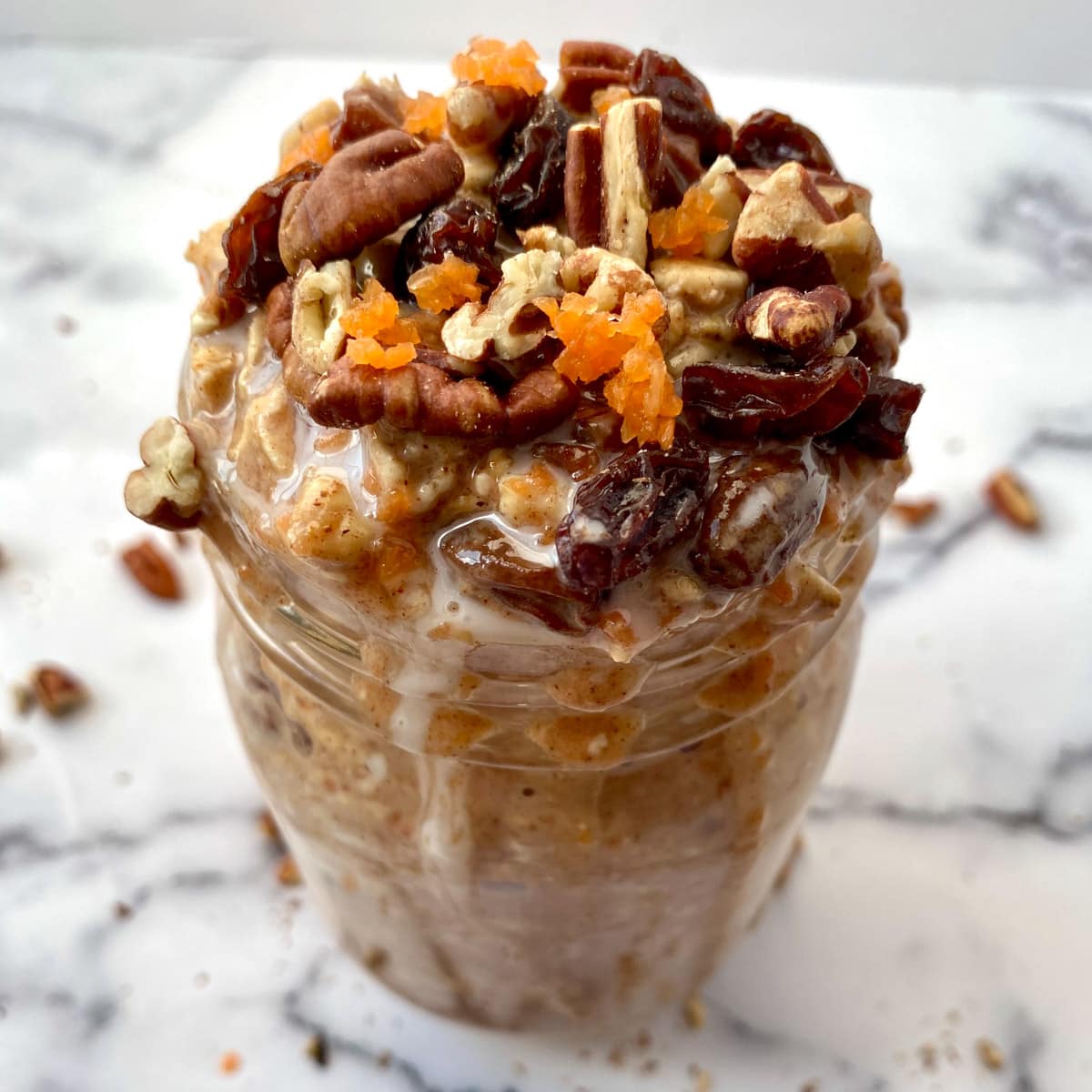 carrot cake overnight oats