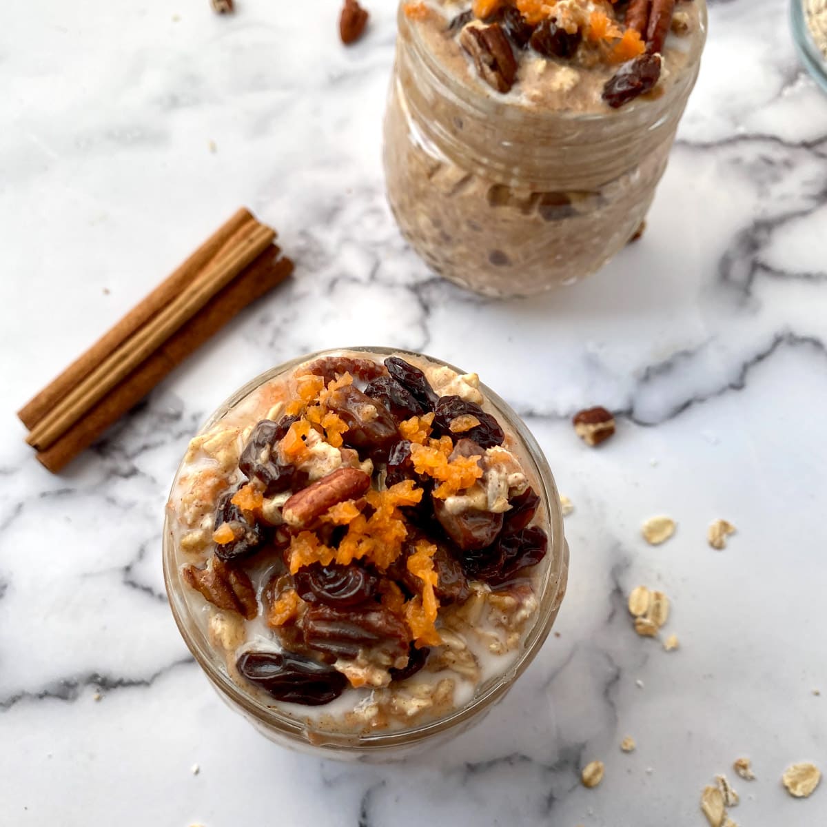 carrot cake overnight oats