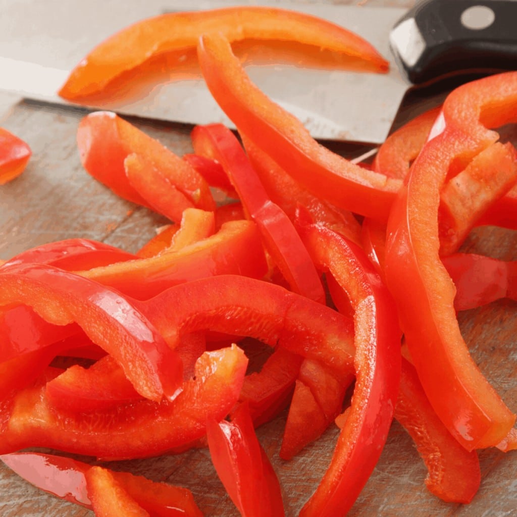 bell pepper strips