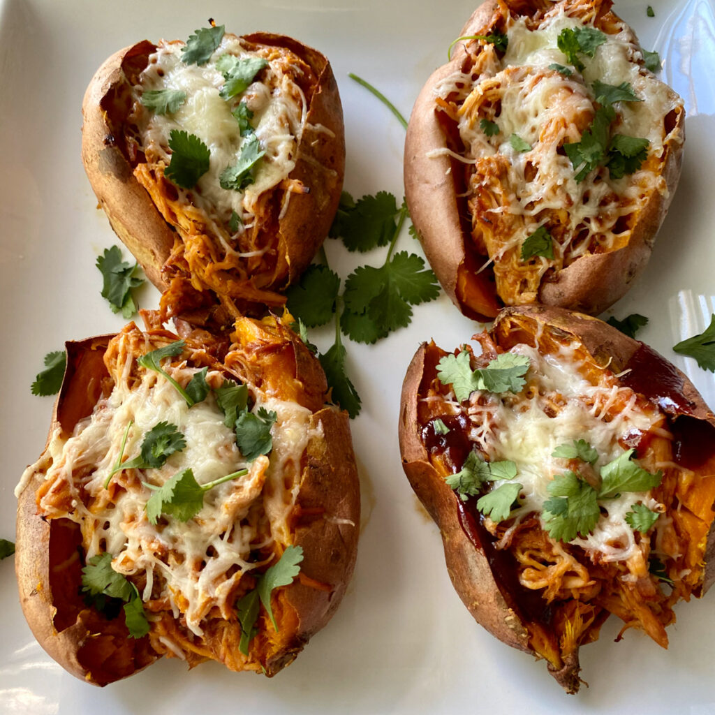 BBQ Chicken Sweet Potatoes 