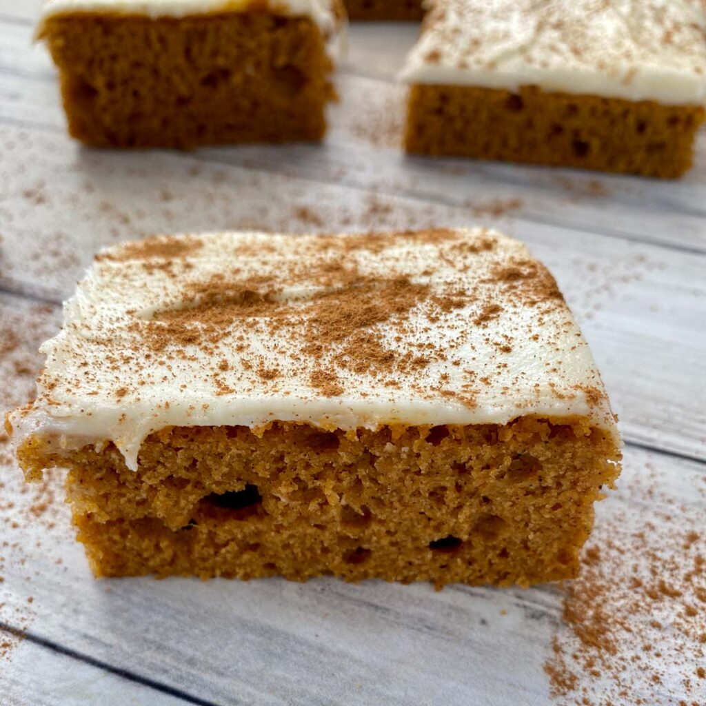 gluten free pumpkin bars