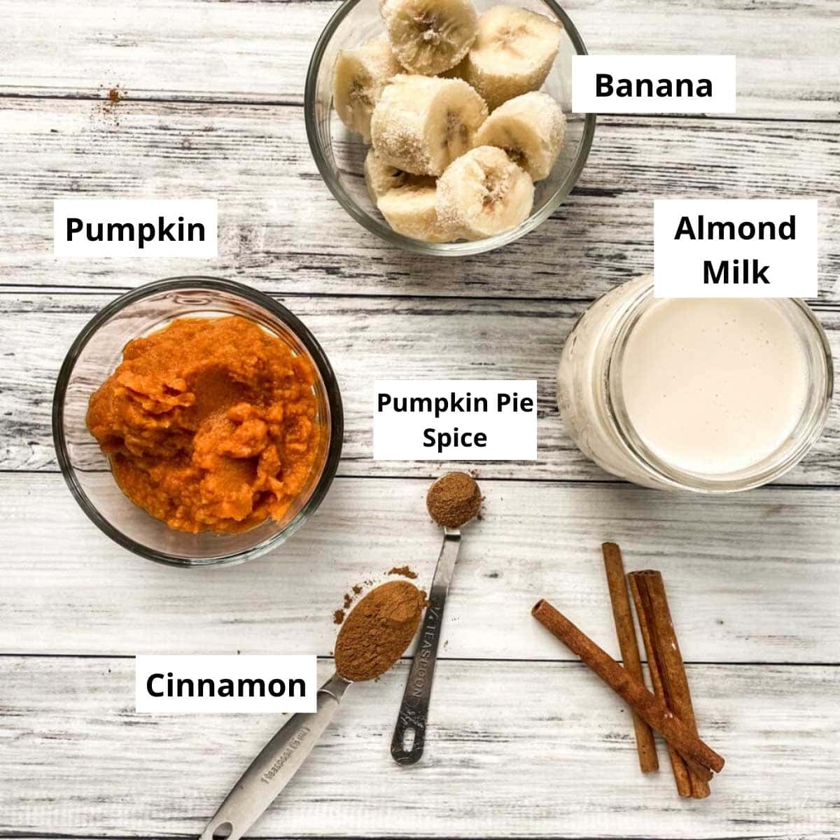 healthy pumpkin smoothie ingredients