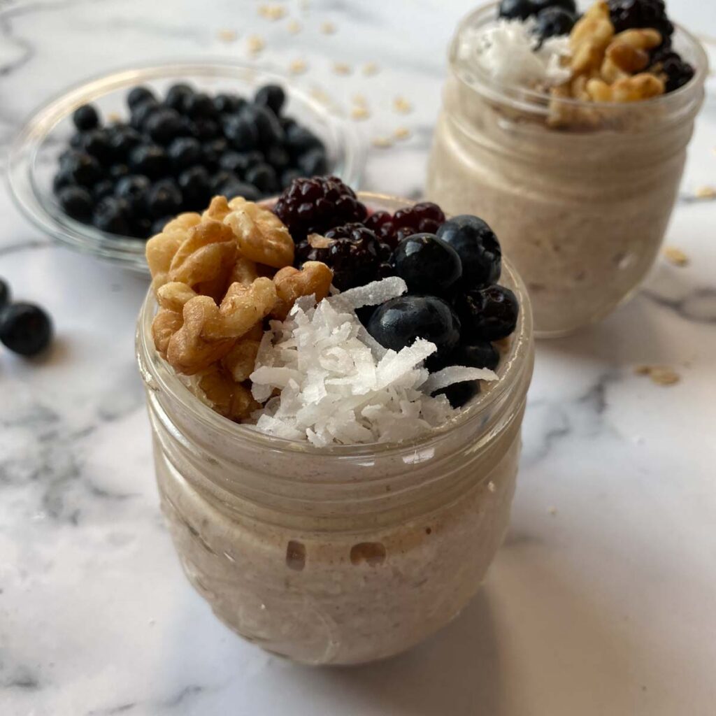 Healthy High-Protein Overnight Oats (3 Flavors!) - Bake & Bacon