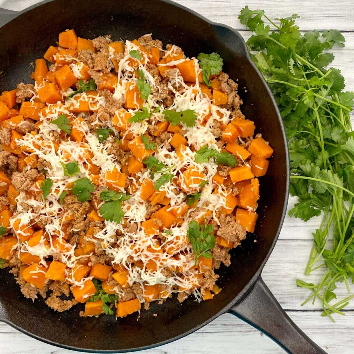 Ground Turkey Sweet Potato Skillet (Delicious One-Pan Dinner Recipe)