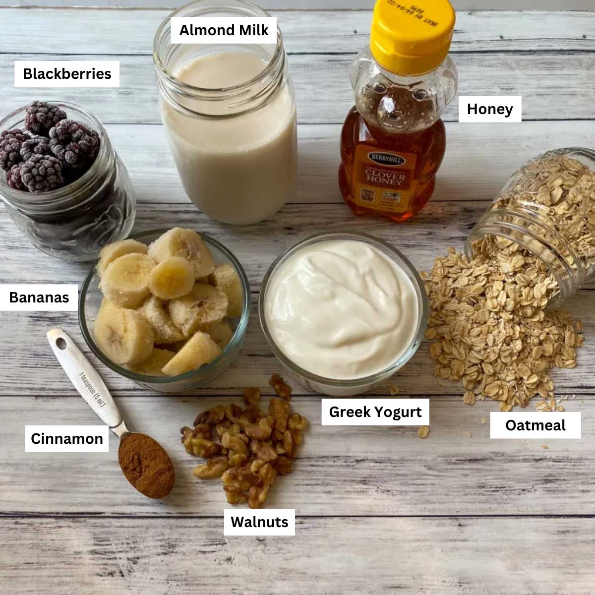 Protein Overnight Oats - Pinch of Wellness