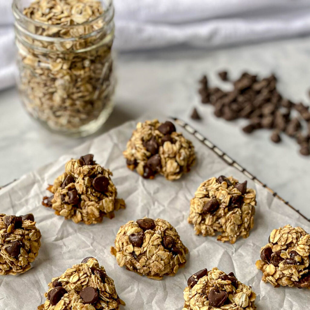 3 Ingredient Banana Oatmeal Cookies