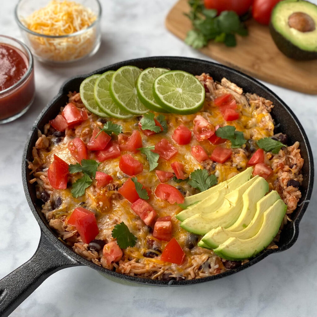 Chicken Burrito Skillet