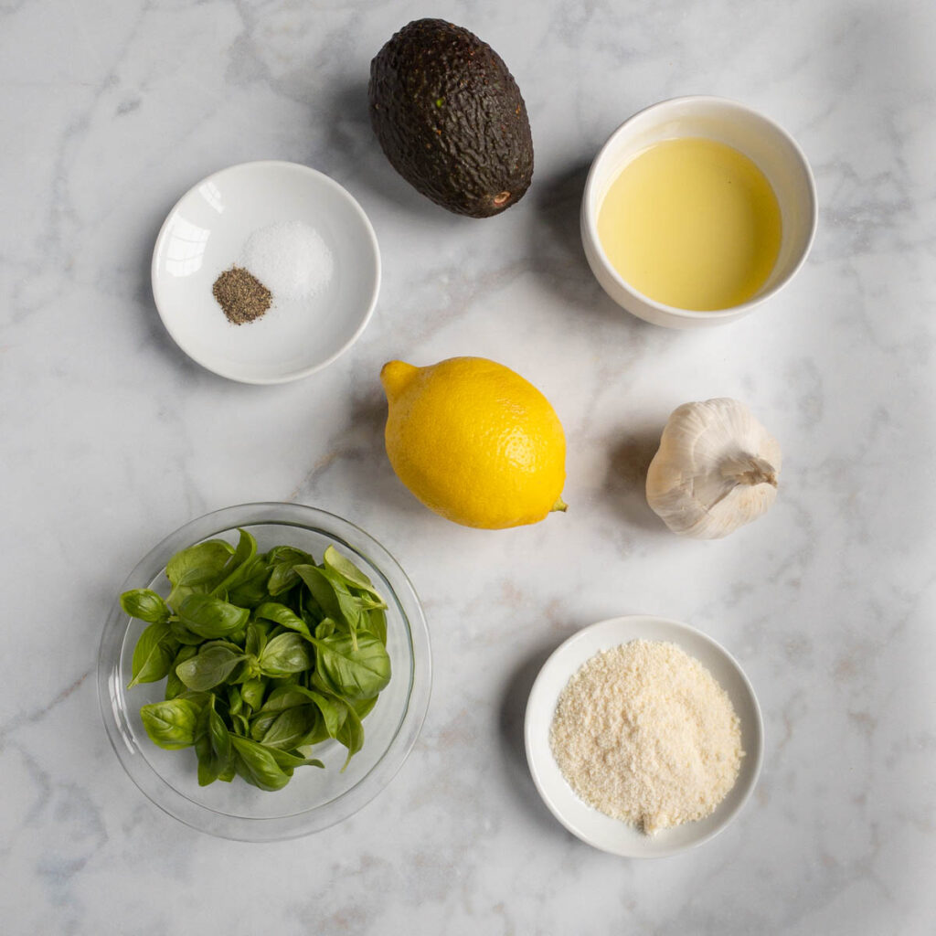 Ingredients in Avocado Pesto