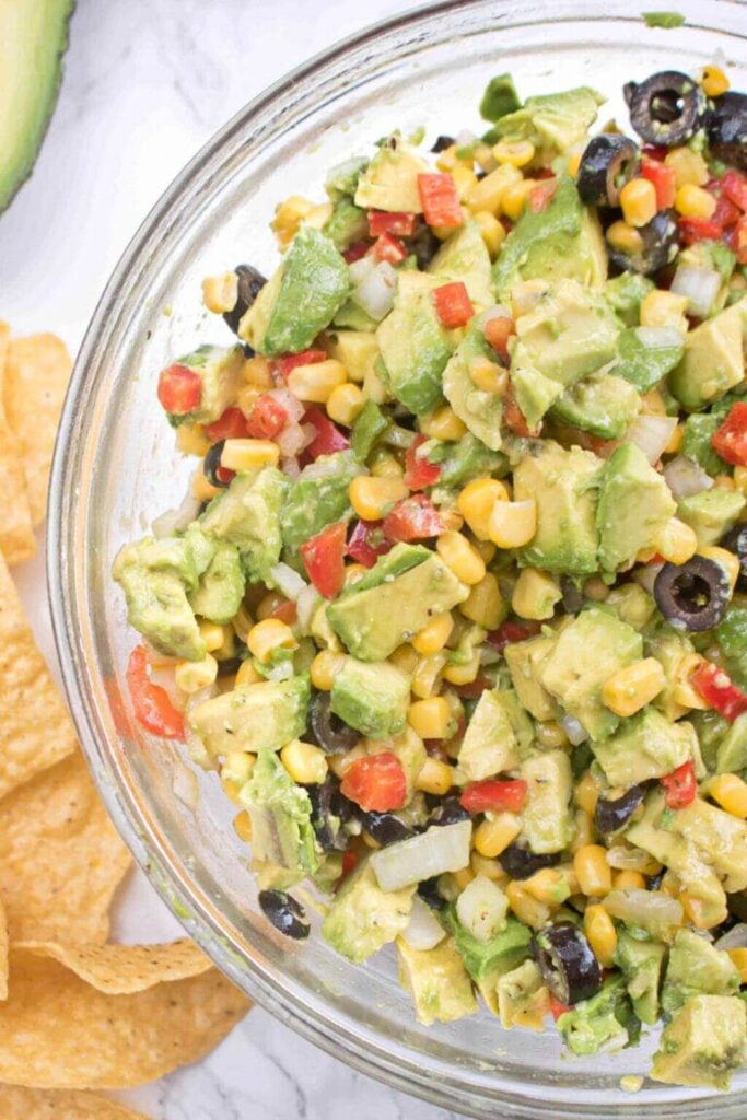 Avocado corn salsa