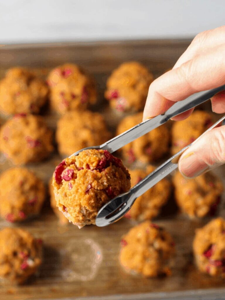 Gluten free party recipes- cranberry orange meatballs