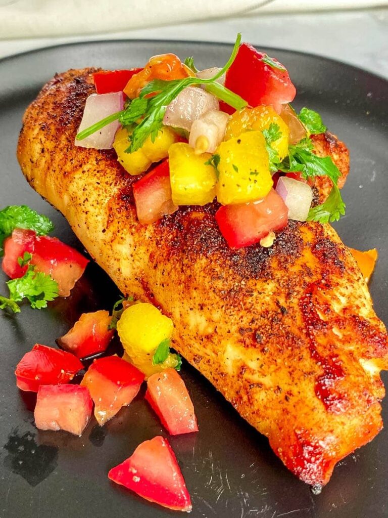 Salmon-and-peach-habanero-salsa