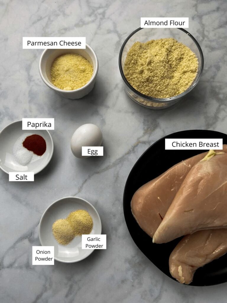 Almond Flour Chicken Strips Ingredients