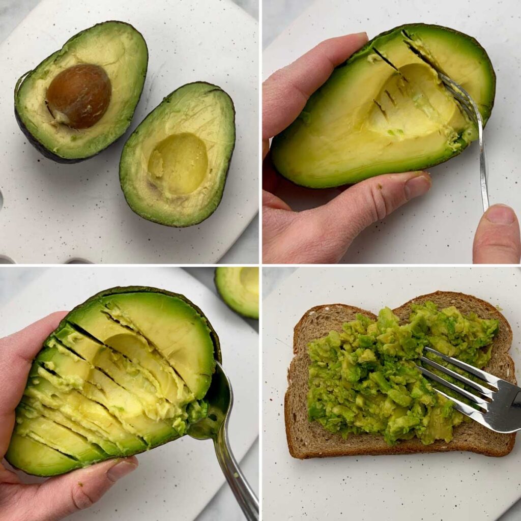 how to make honey avocado toast