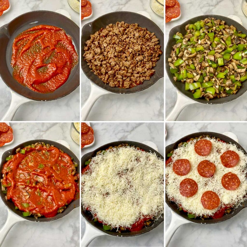 how to make a keto pizza bowl