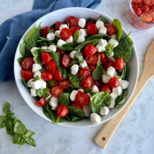 spinach-caprese-salad