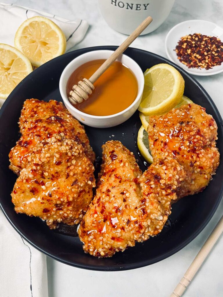 Easy Hot Honey Chicken - Pinch of Wellness
