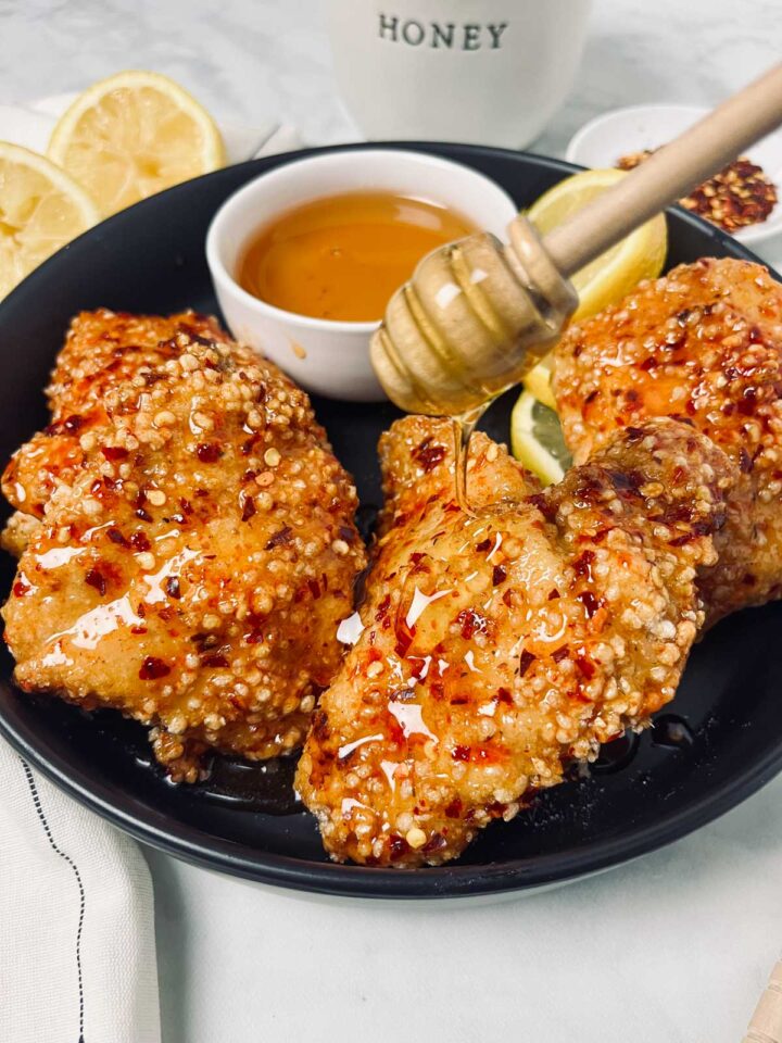 Easy Hot Honey Chicken - Pinch of Wellness