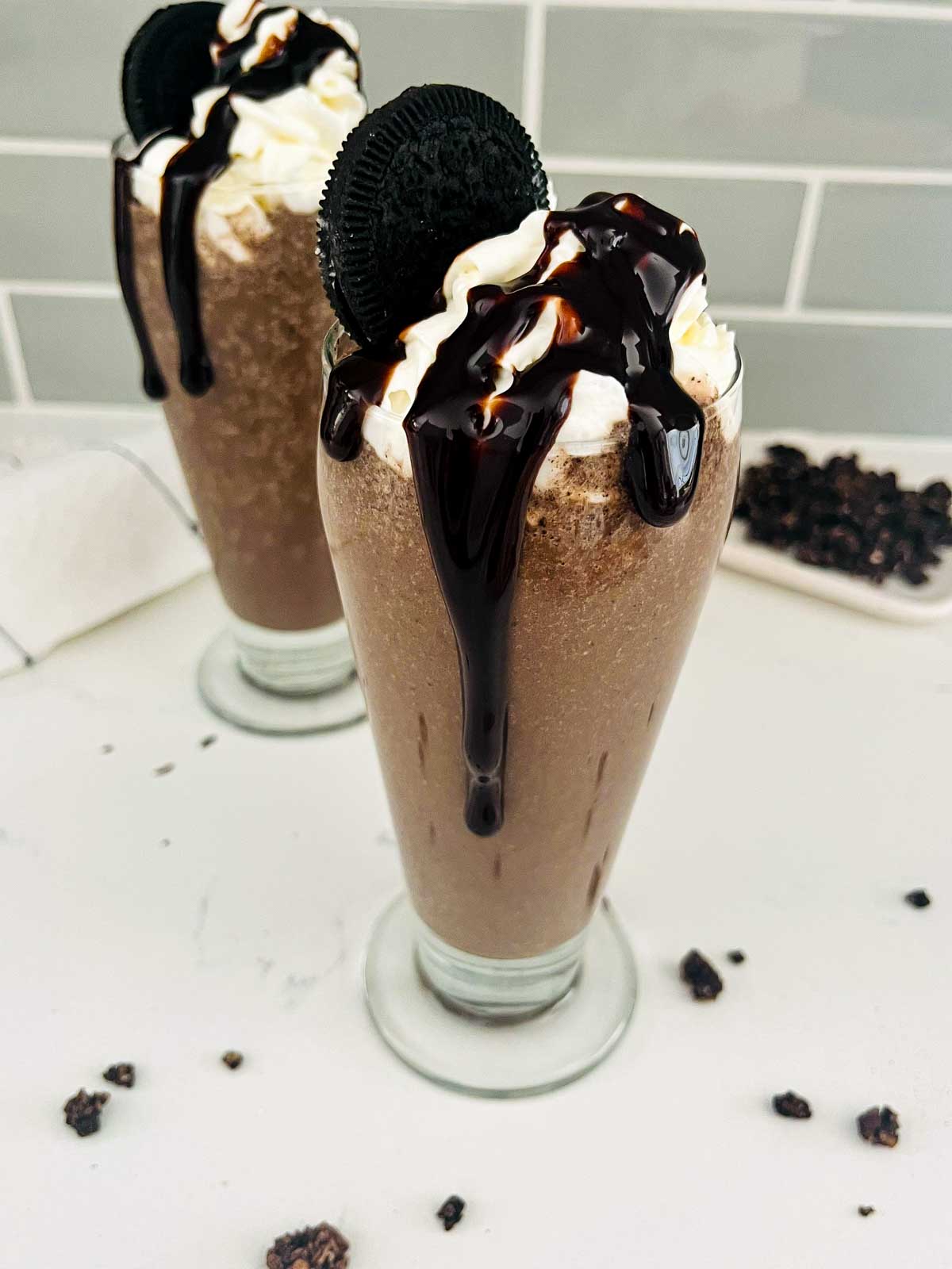 cookies and cream protein shake