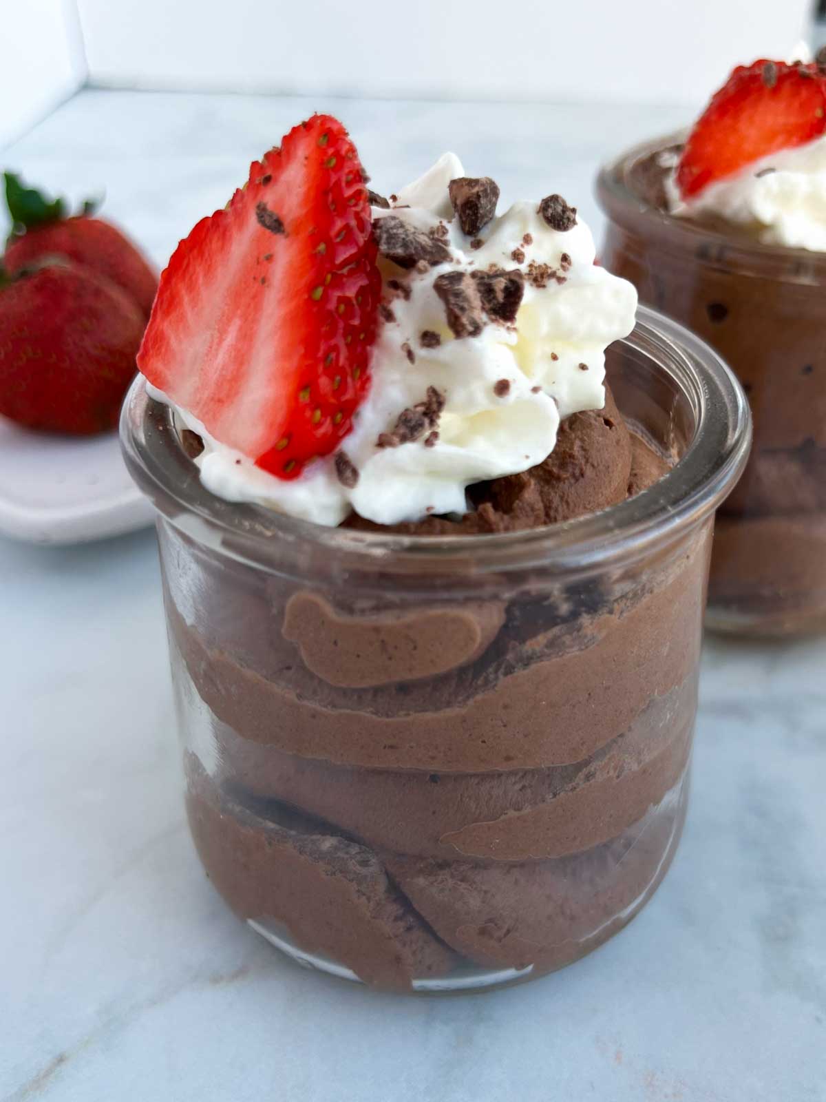 chocolate protein mousse