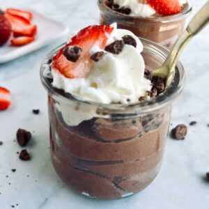 chocolate protein mousse