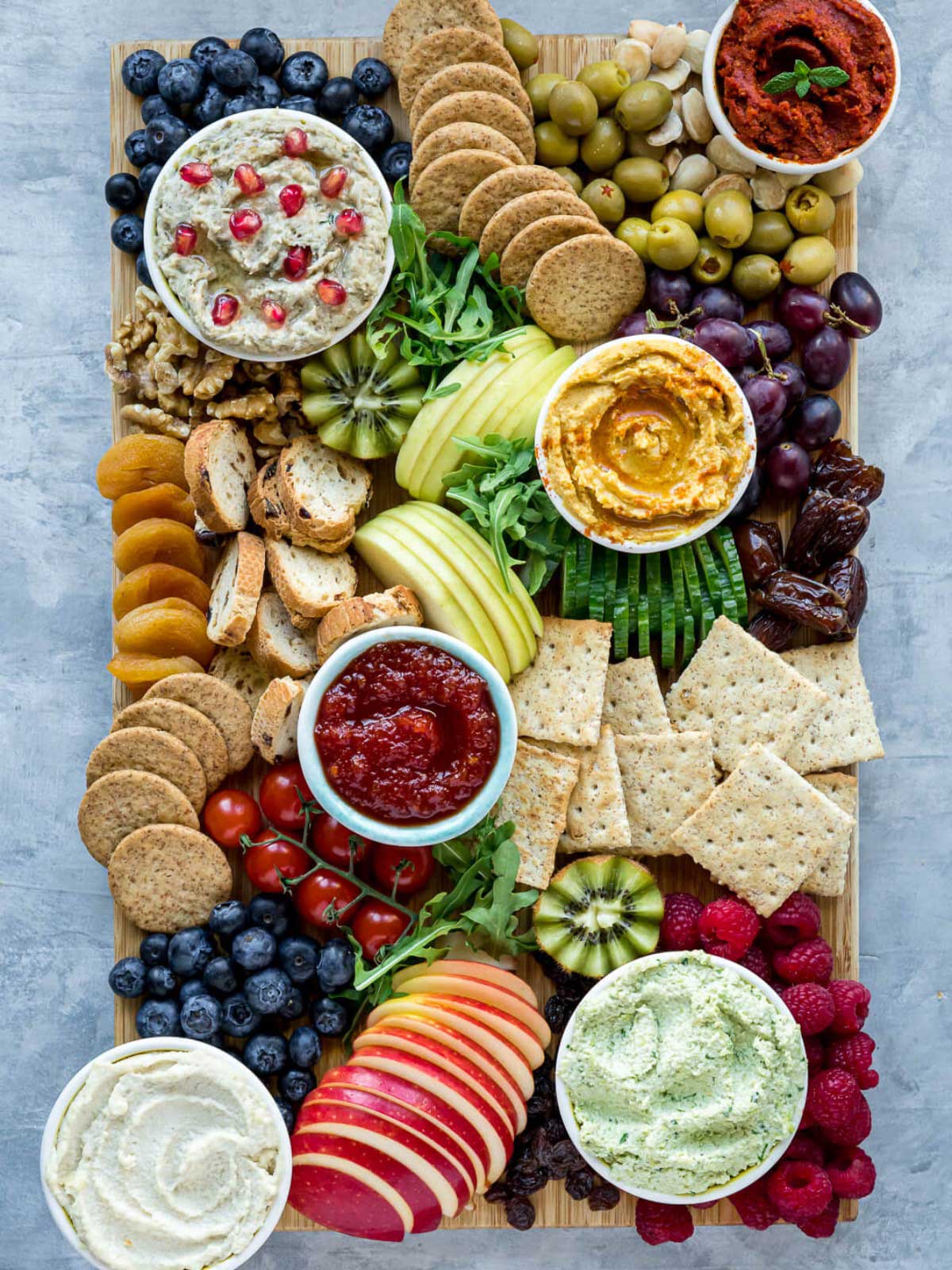 vegan charcuterie board