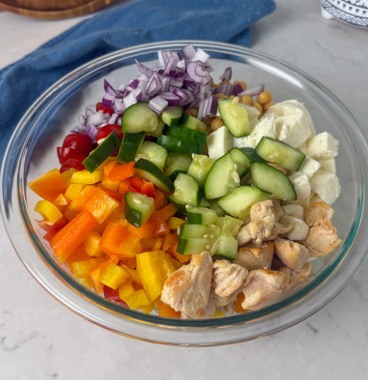 how to make protein pasta salad