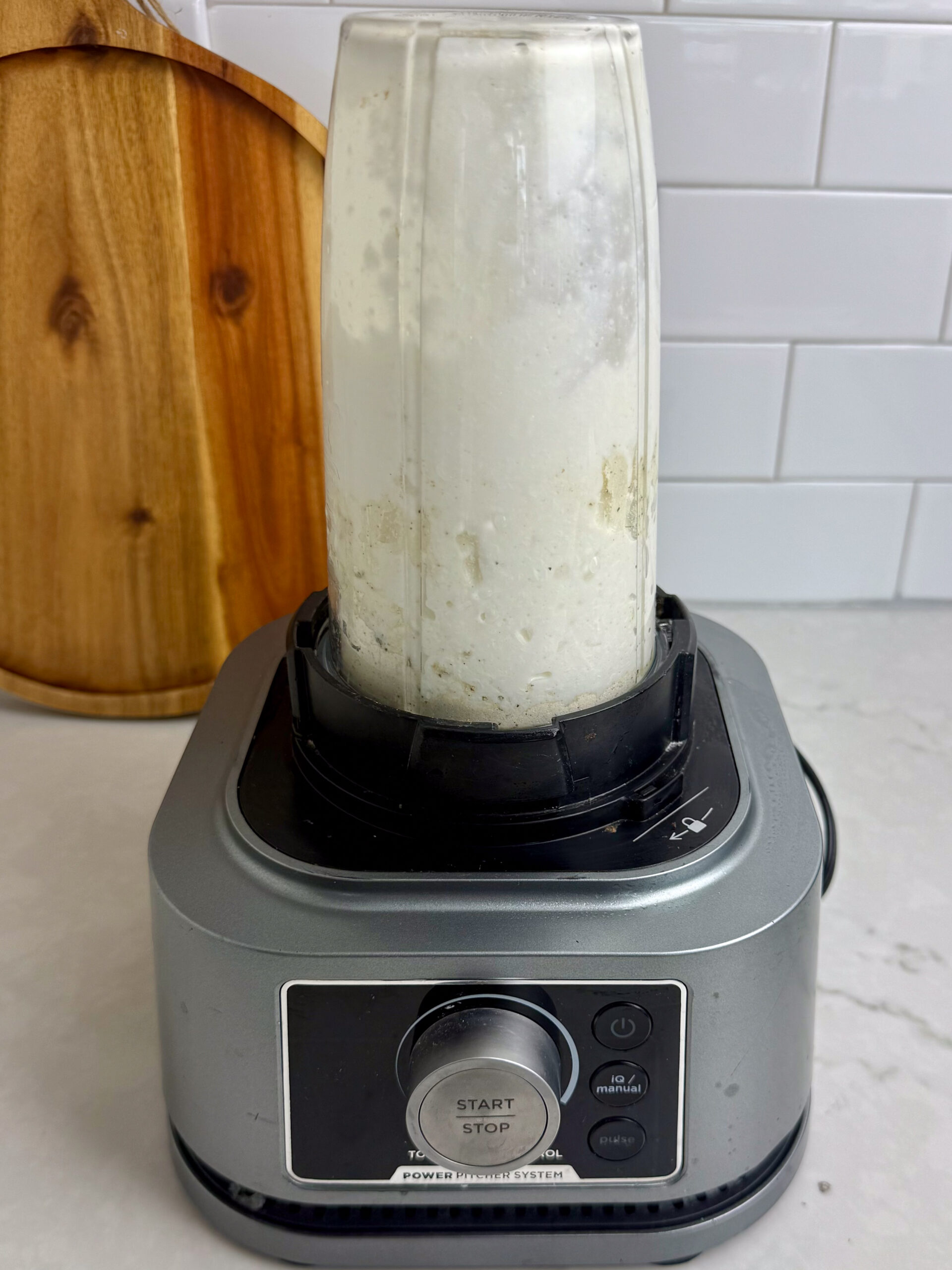 ingredients in a blender