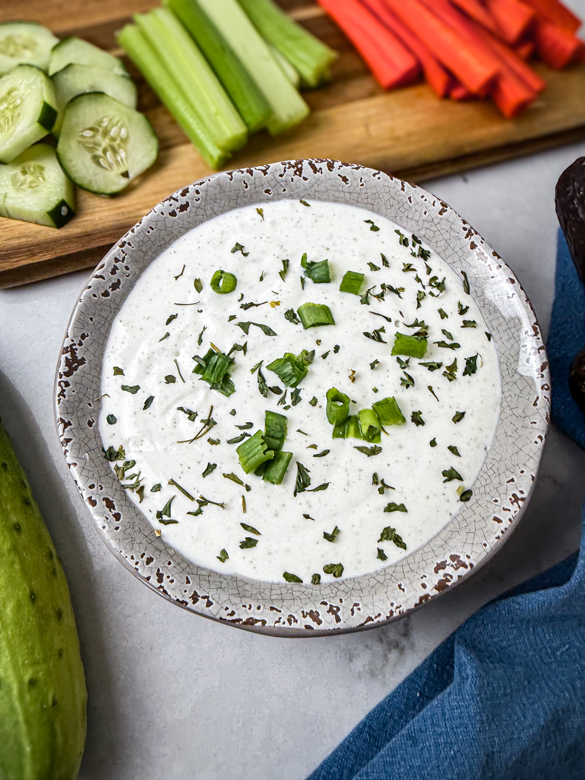 cottage cheese ranch dip