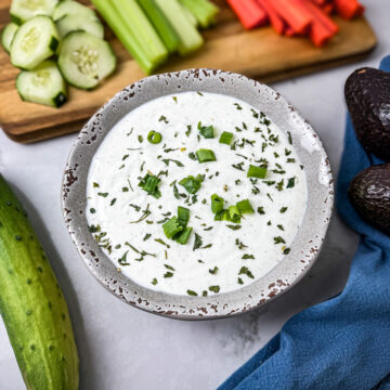 cottage cheese ranch dip